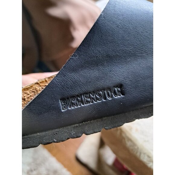Birkenstock Arizona 2 Strap Slide Sandals Black Size 41 (10-10.5) - Picture 12 of 14